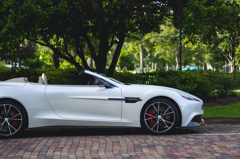 white car